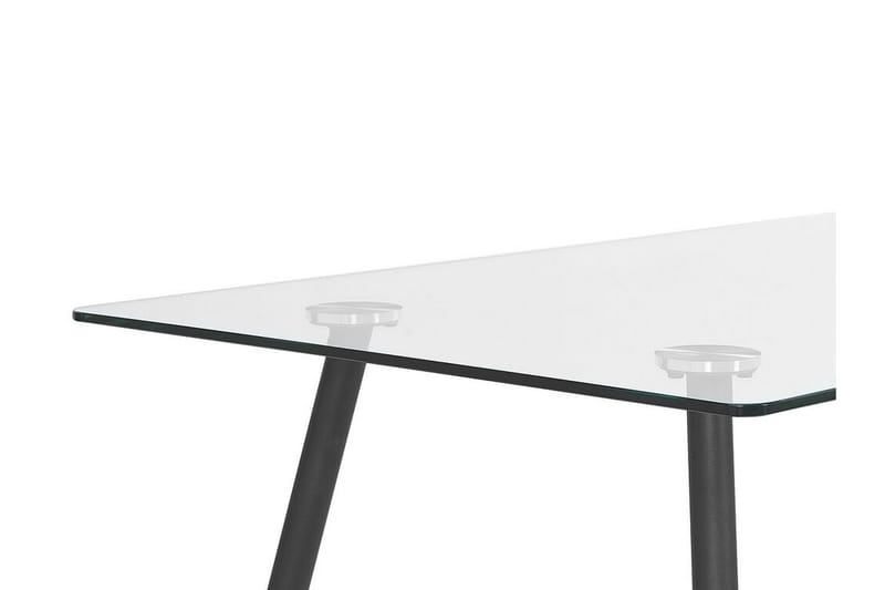Maceys Matbord 140 cm - Glas/Svart - Möbler - Bord & matgrupper - Matbord & köksbord