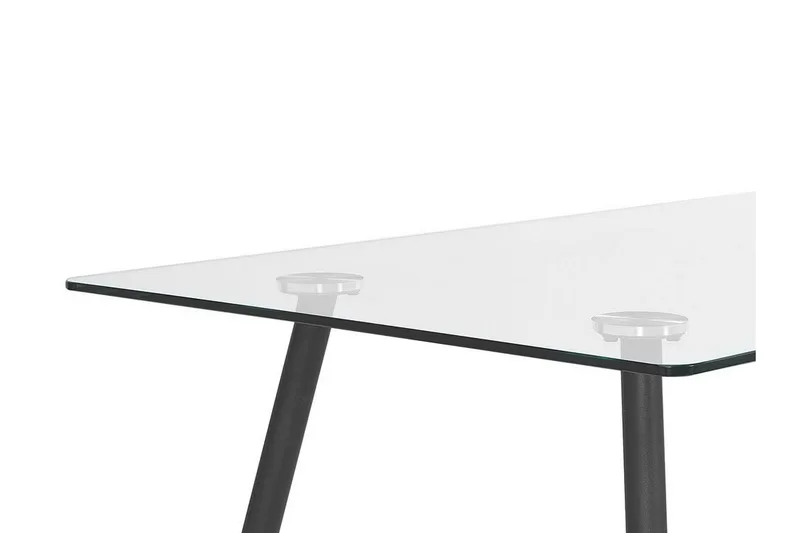 Maceys Matbord 140 cm - Glas/Svart - Möbler - Bord & matgrupper - Matbord & köksbord