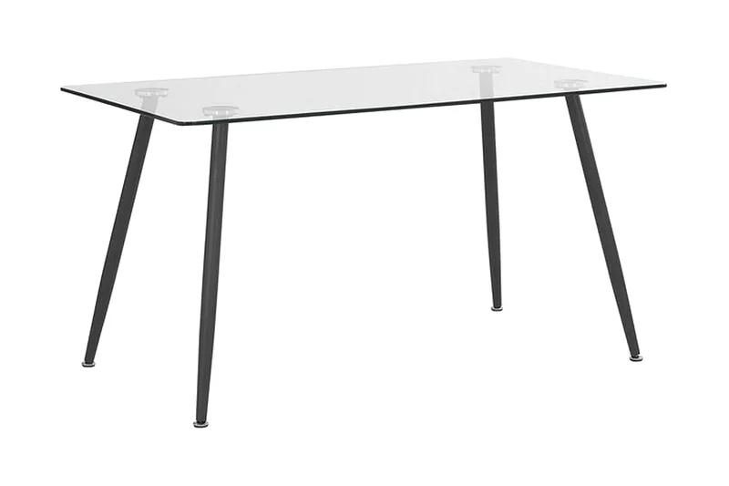 Maceys Matbord 140 cm - Glas/Svart - Möbler - Bord & matgrupper - Matbord & köksbord