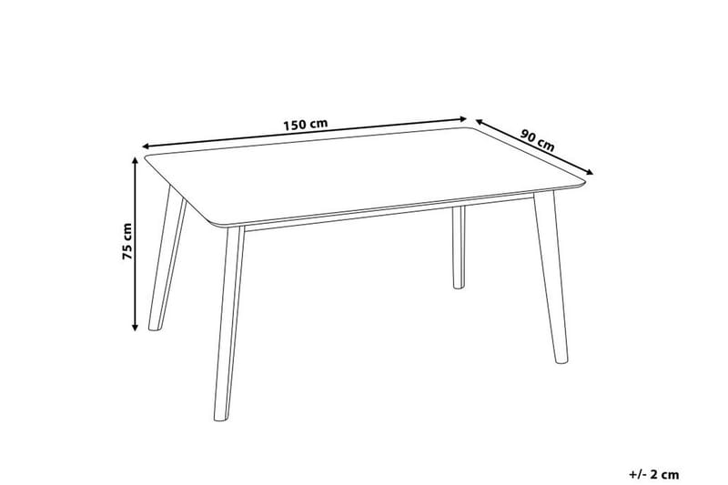 Mado| Matbord 150 cm - Trä/Natur - Möbler - Bord & matgrupper - Matbord & köksbord