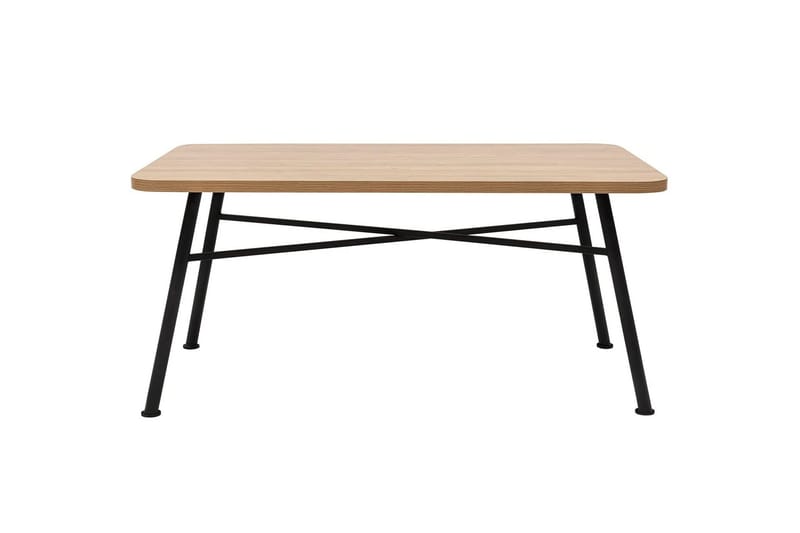 Makwana Rektangulärt Matbord 160 cm i Trä med Metallben - Natural - Möbler - Bord & matgrupper - Matbord & köksbord
