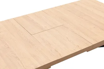 Makwana Utdragbart Rektangulärt Matbord 160 cm i Trä med Metallben - Natural - Möbler - Bord & matgrupper - Matbord & köksbord