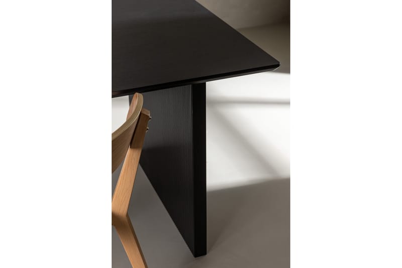 Mangat Matbord 200 cm - Svart - Matbord & köksbord