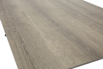 Marina Rektangulärt Matbord 180 cm i Trä med Ek- och Metallutseende - Gråbeige - Möbler - Bord & matgrupper - Matbord & köksbord