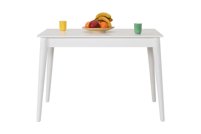 Matbord 110 cm - Vit - Möbler - Bord & matgrupper - Matbord & köksbord