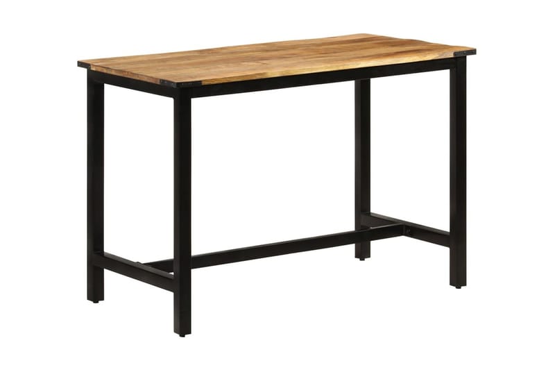 Matbord 110x60x76 cm massivt mangoträ - Brun - Matbord & köksbord