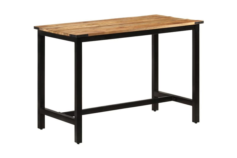 Matbord 110x60x76 cm massivt mangoträ - Brun - Matbord & köksbord