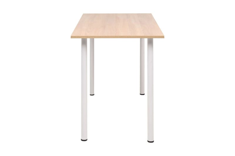Matbord 120x60x73 cm ekfärg och vit - Vit - Möbler - Bord & matgrupper - Matbord & köksbord