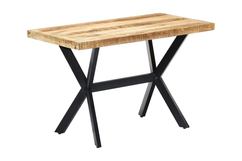 Matbord 120x60x75 cm massivt grovt mangoträ - Brun - Möbler - Bord & matgrupper - Matbord & köksbord