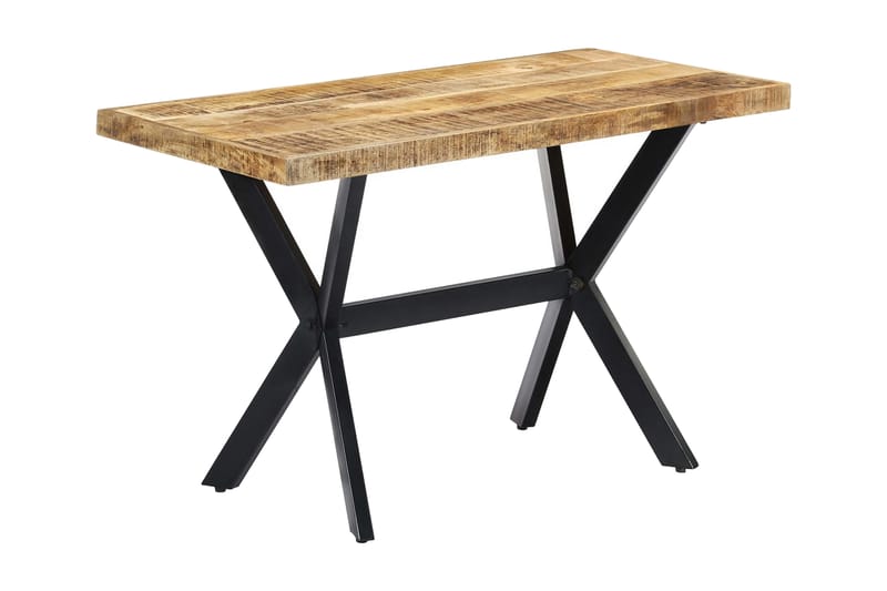 Matbord 120x60x75 cm massivt grovt mangoträ - Brun - Möbler - Bord & matgrupper - Matbord & köksbord