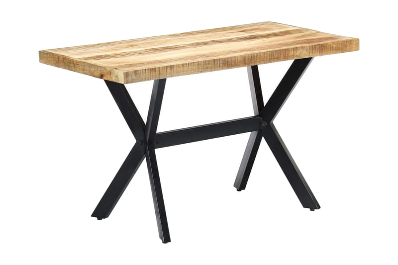 Matbord 120x60x75 cm massivt grovt mangoträ - Brun - Möbler - Bord & matgrupper - Matbord & köksbord