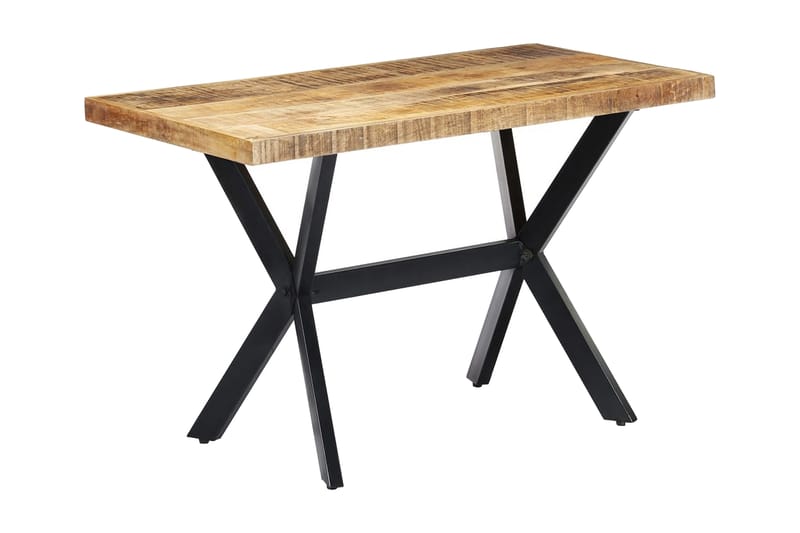 Matbord 120x60x75 cm massivt grovt mangoträ - Brun - Möbler - Bord & matgrupper - Matbord & köksbord