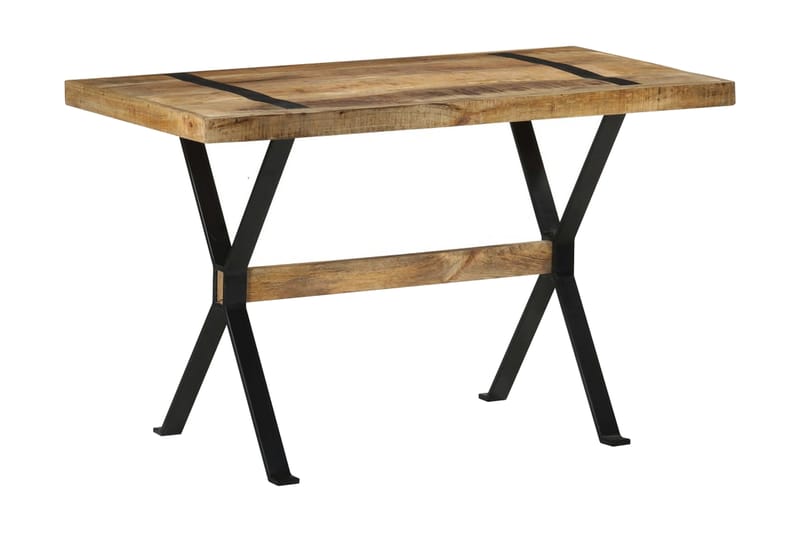 Matbord 120x60x76 cm grovt mangoträ - Brun - Möbler - Bord & matgrupper - Matbord & köksbord