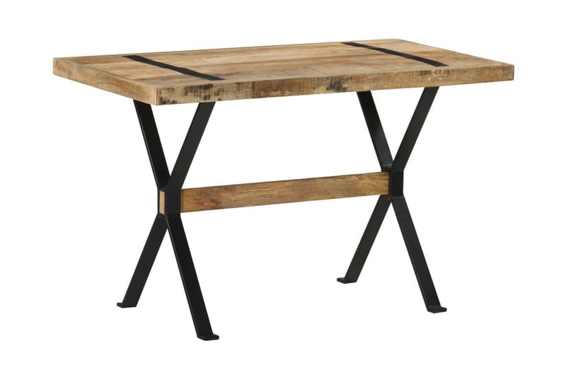 Matbord 120x60x76 cm grovt mangoträ - Brun - Möbler - Bord & matgrupper - Matbord & köksbord