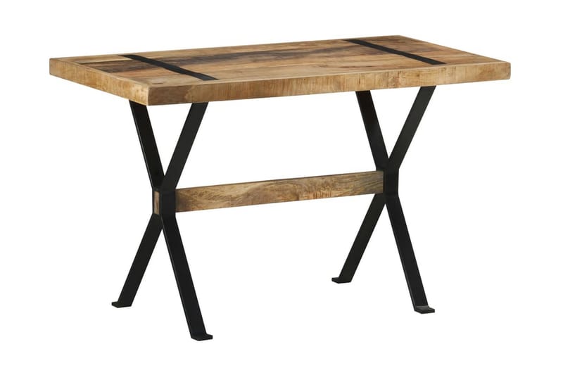 Matbord 120x60x76 cm grovt mangoträ - Brun - Möbler - Bord & matgrupper - Matbord & köksbord