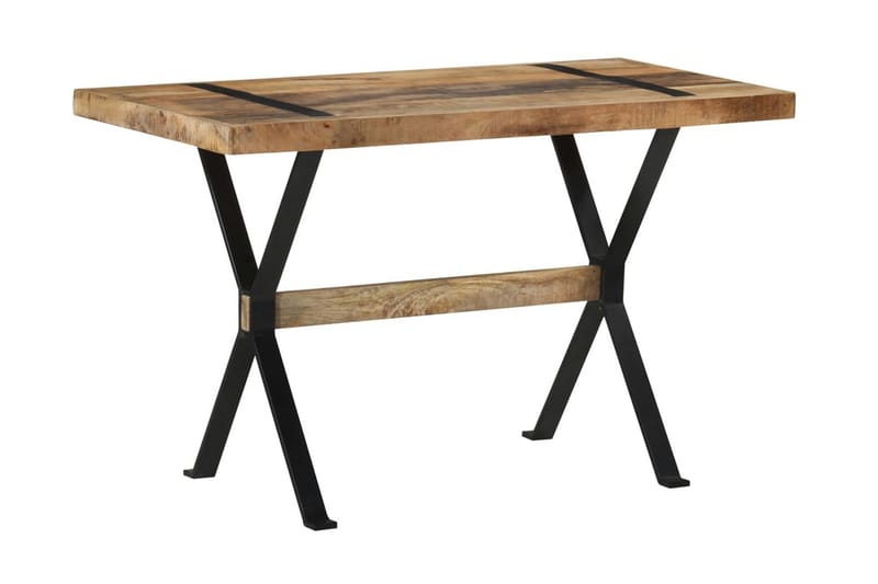 Matbord 120x60x76 cm grovt mangoträ - Brun - Möbler - Bord & matgrupper - Matbord & köksbord