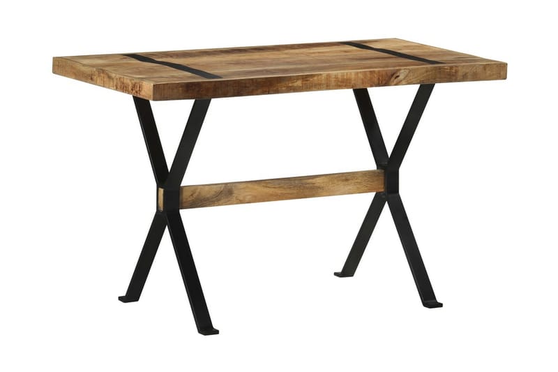 Matbord 120x60x76 cm grovt mangoträ - Brun - Möbler - Bord & matgrupper - Matbord & köksbord