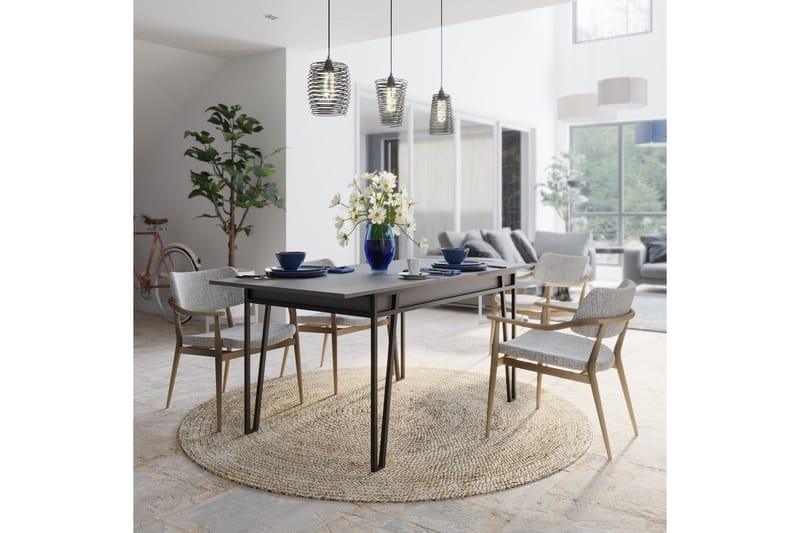 Matbord 132 cm - Antracit - Möbler - Bord & matgrupper - Matbord & köksbord