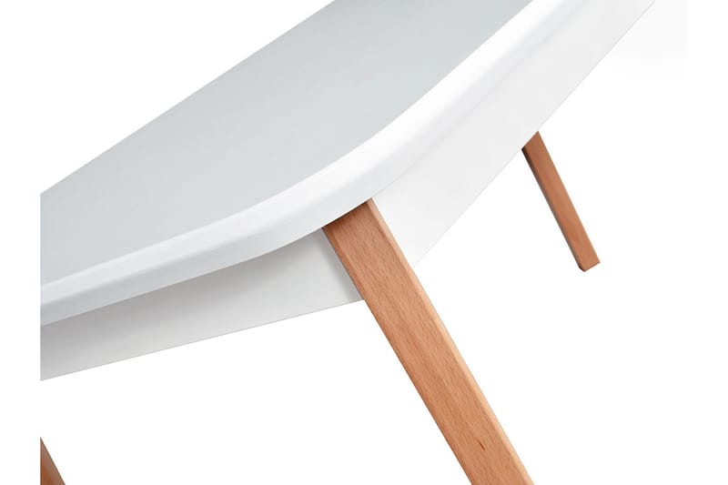 Matbord 140cm - Vit/Svart - Möbler - Bord & matgrupper - Matbord & köksbord