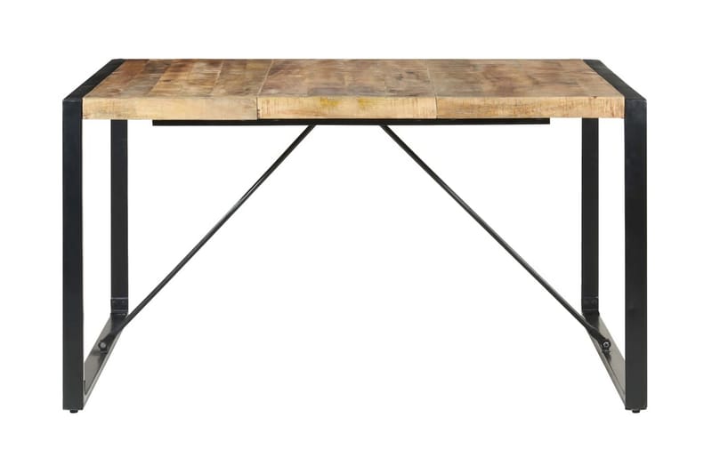 Matbord 140x140x75 cm grovt mangoträ - Brun - Möbler - Bord & matgrupper - Matbord & köksbord