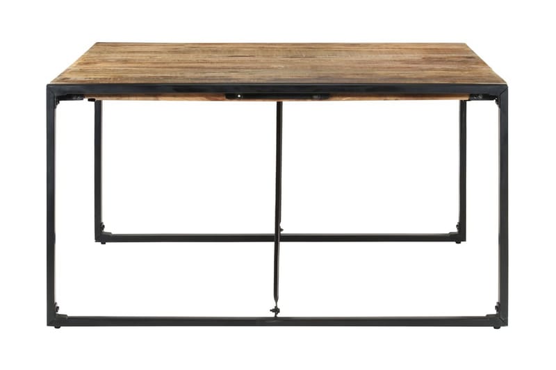 Matbord 140x140x75 cm grovt mangoträ - Brun - Möbler - Bord & matgrupper - Matbord & köksbord