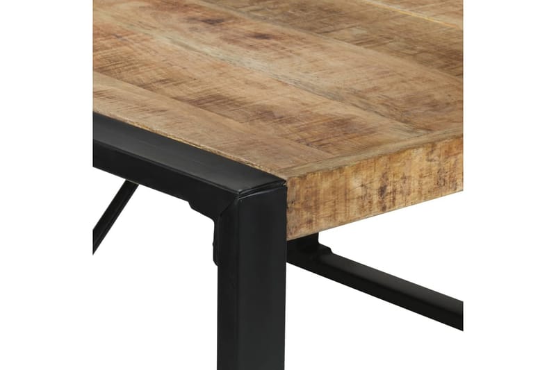 Matbord 140x140x75 cm grovt mangoträ - Brun - Möbler - Bord & matgrupper - Matbord & köksbord
