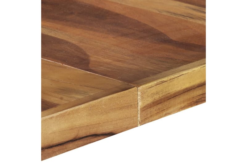 Matbord 140x140x75 cm massivt trä med sheshamfinish - Brun - Möbler - Bord & matgrupper - Matbord & köksbord