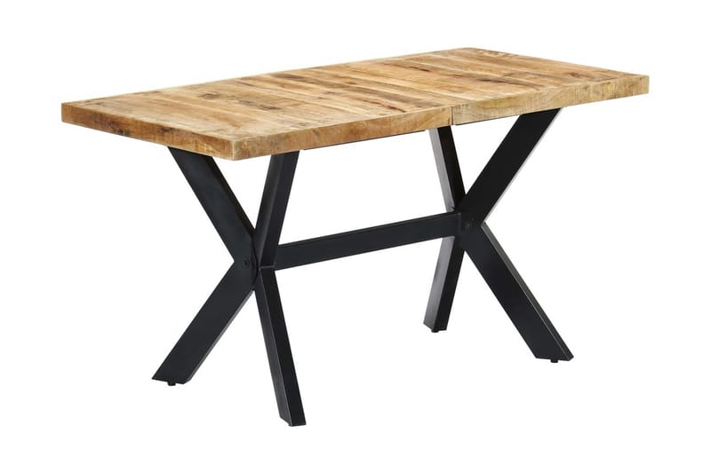 Matbord 140x70x75 cm massivt grovt mangoträ - Brun - Möbler - Bord & matgrupper - Matbord & köksbord