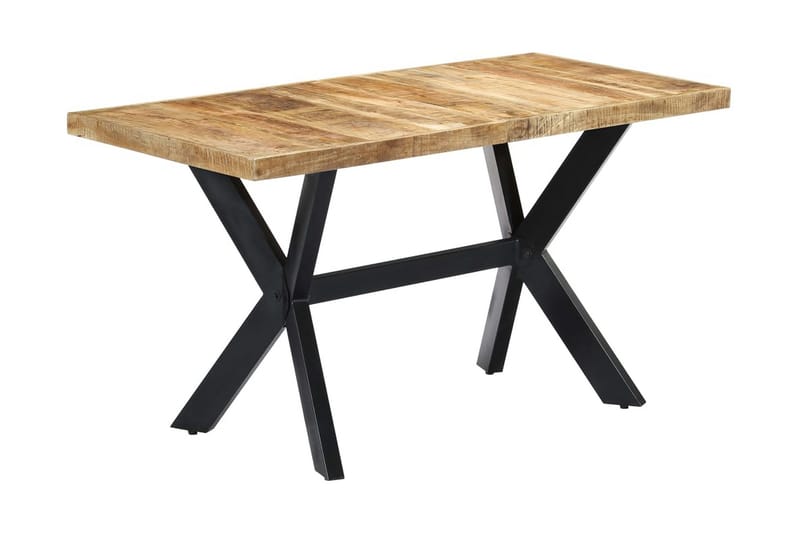 Matbord 140x70x75 cm massivt grovt mangoträ - Brun - Möbler - Bord & matgrupper - Matbord & köksbord