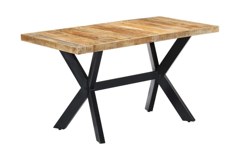 Matbord 140x70x75 cm massivt grovt mangoträ - Brun - Möbler - Bord & matgrupper - Matbord & köksbord