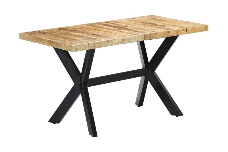 Matbord 140x70x75 cm massivt grovt mangoträ - Brun - Möbler - Bord & matgrupper - Matbord & köksbord