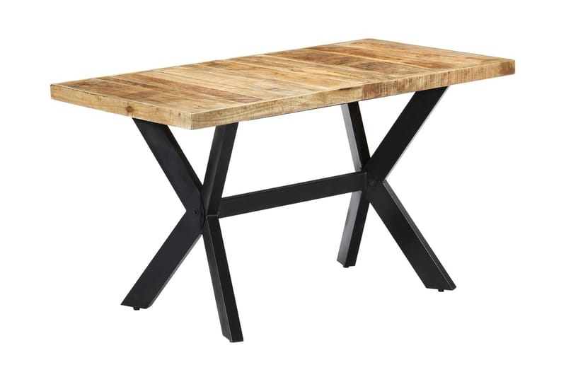 Matbord 140x70x75 cm massivt grovt mangoträ - Brun - Möbler - Bord & matgrupper - Matbord & köksbord