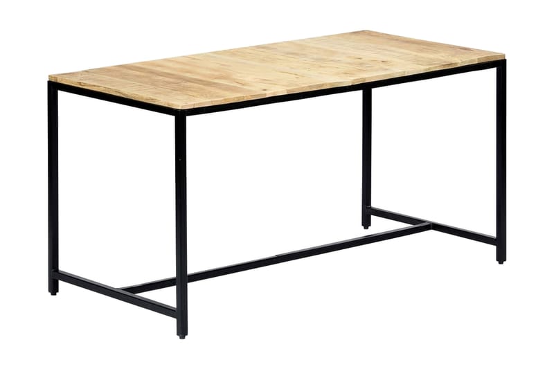 Matbord 140x70x75 cm massivt grovt mangoträ - Brun - Möbler - Bord & matgrupper - Matbord & köksbord