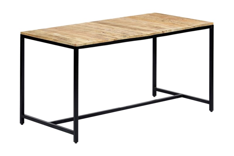 Matbord 140x70x75 cm massivt grovt mangoträ - Brun - Möbler - Bord & matgrupper - Matbord & köksbord