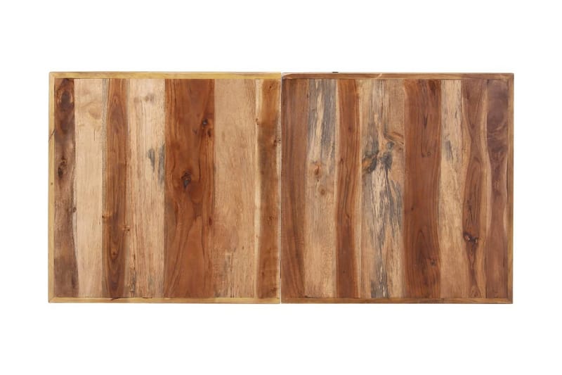 Matbord 140x70x75 cm massivt trä med sheshamfinish - Brun - Möbler - Bord & matgrupper - Matbord & köksbord