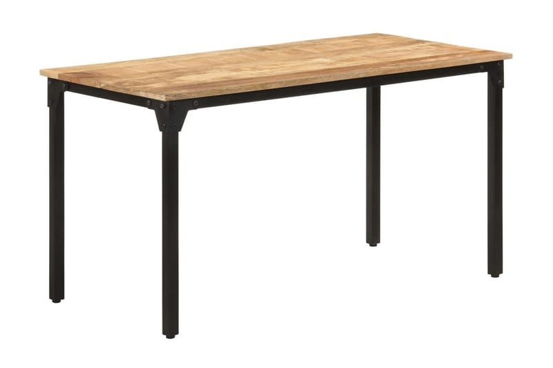 Matbord 140x70x76 cm grovt mangoträ - Brun - Möbler - Bord & matgrupper - Matbord & köksbord