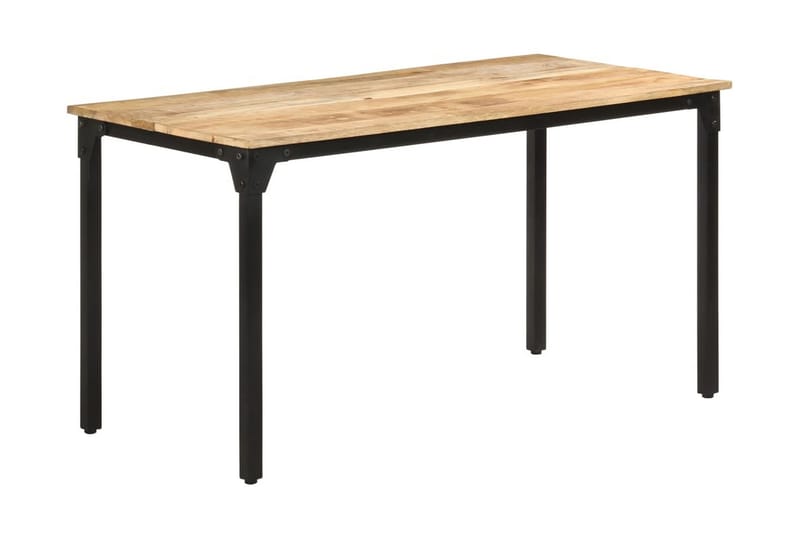 Matbord 140x70x76 cm grovt mangoträ - Brun - Möbler - Bord & matgrupper - Matbord & köksbord