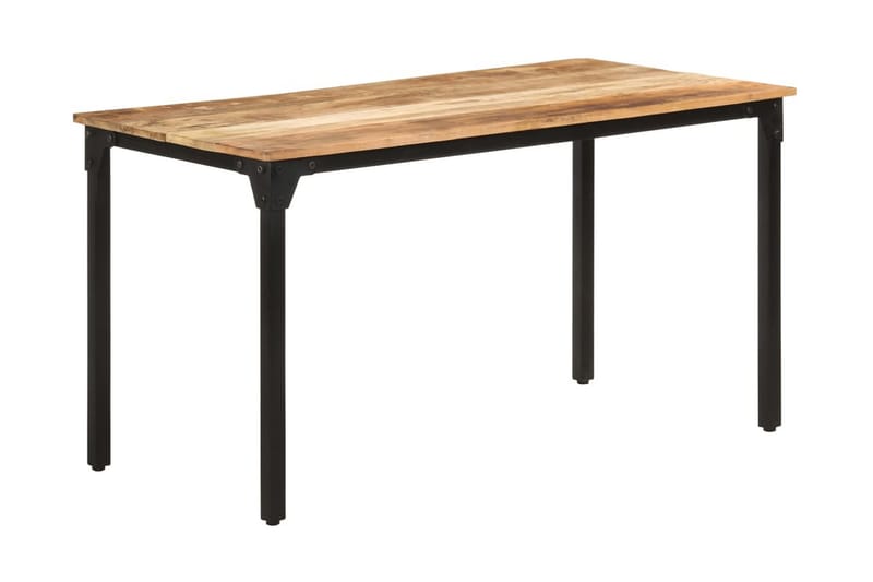 Matbord 140x70x76 cm grovt mangoträ - Brun - Möbler - Bord & matgrupper - Matbord & köksbord