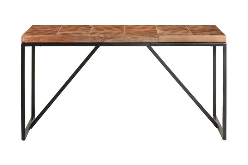Matbord 140x70x76 cm massivt akaciaträ och mangoträ - Brun - Möbler - Bord & matgrupper - Matbord & köksbord