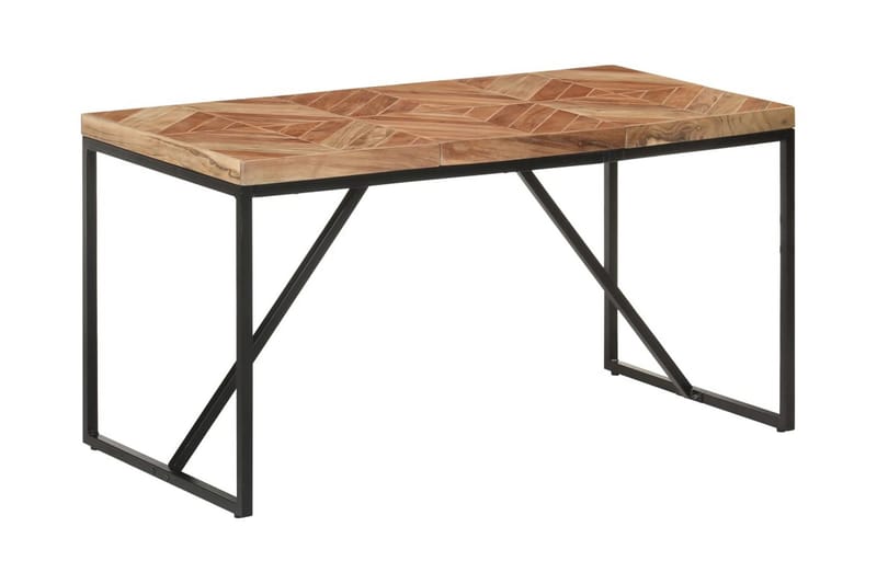Matbord 140x70x76 cm massivt akaciaträ och mangoträ - Brun - Möbler - Bord & matgrupper - Matbord & köksbord