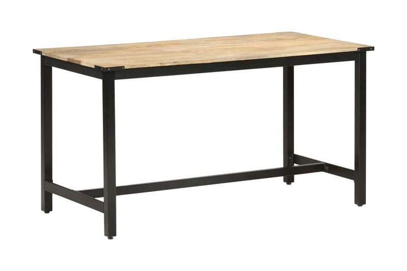 Matbord 140x70x76 cm massivt grovt mangoträ - Brun - Möbler - Bord & matgrupper - Matbord & köksbord