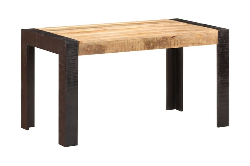Matbord 140x70x76 cm massivt grovt mangoträ - Brun - Möbler - Bord & matgrupper - Matbord & köksbord