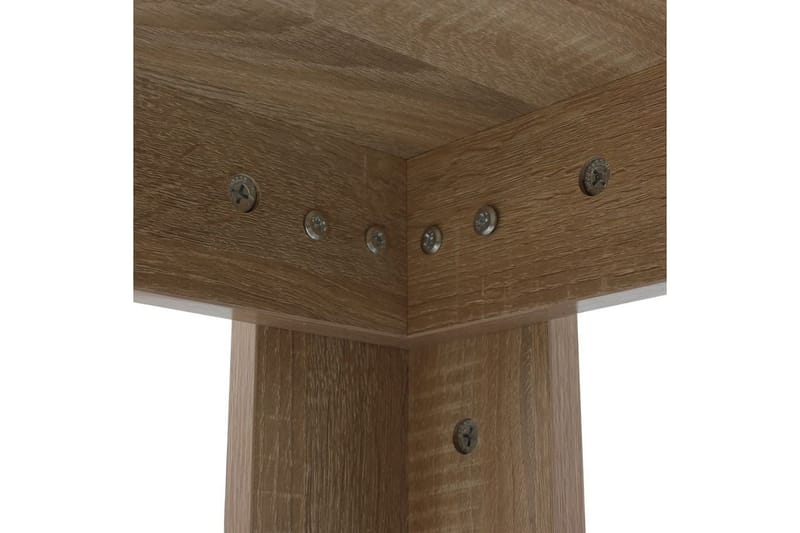 Matbord 140x80x75 cm ek - Brun - Möbler - Bord & matgrupper - Matbord & köksbord