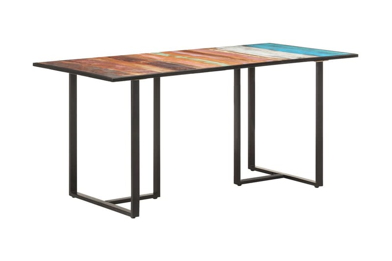 Matbord 160 cm massivt återvunnet trä - Brun - Möbler - Bord & matgrupper - Matbord & köksbord