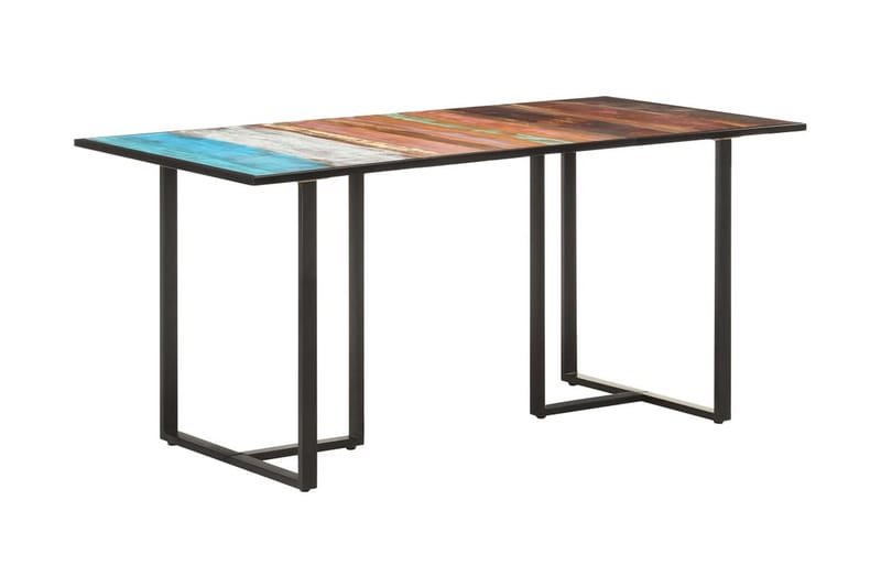 Matbord 160 cm massivt återvunnet trä - Brun - Möbler - Bord & matgrupper - Matbord & köksbord