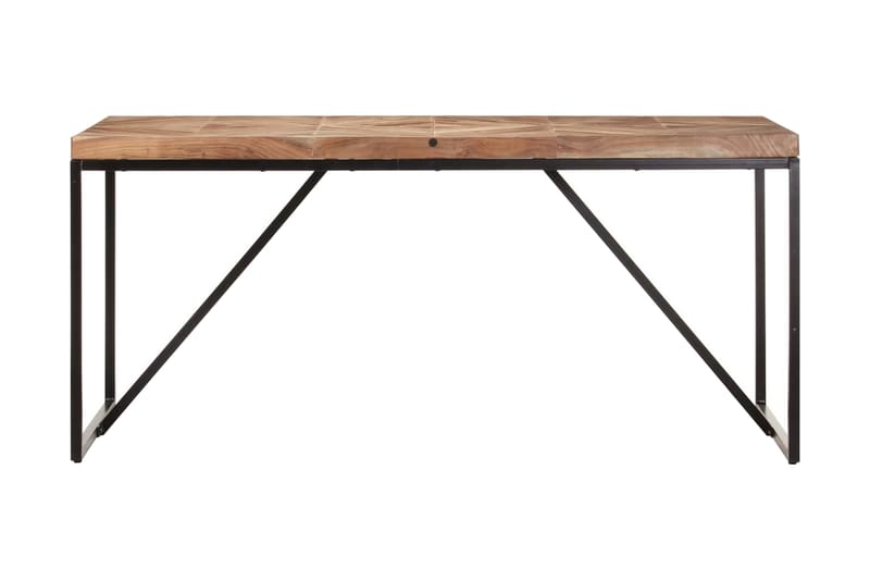 Matbord 160x70x76 cm massivt akaciaträ och mangoträ - Brun - Möbler - Bord & matgrupper - Matbord & köksbord