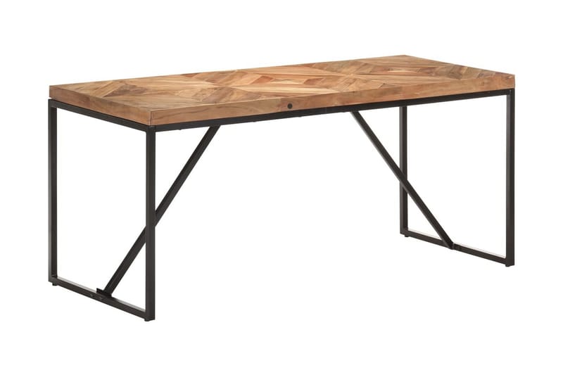 Matbord 160x70x76 cm massivt akaciaträ och mangoträ - Brun - Möbler - Bord & matgrupper - Matbord & köksbord