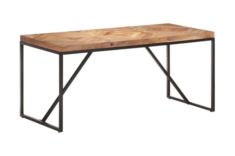 Matbord 160x70x76 cm massivt akaciaträ och mangoträ - Brun - Möbler - Bord & matgrupper - Matbord & köksbord