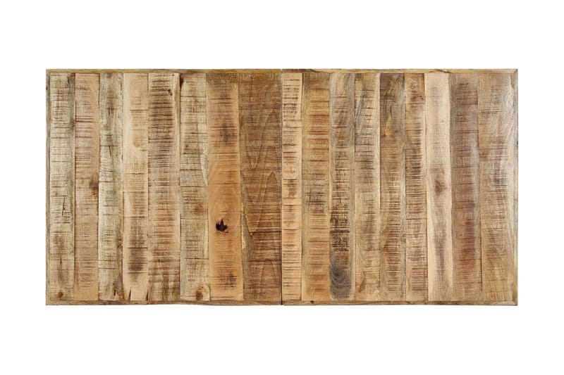 Matbord 160x80x75 cm massivt grovt mangoträ - Brun - Möbler - Bord & matgrupper - Matbord & köksbord