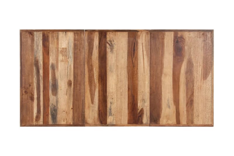 Matbord 160x80x75 cm massivt trä med sheshamfinish - Brun - Möbler - Bord & matgrupper - Matbord & köksbord